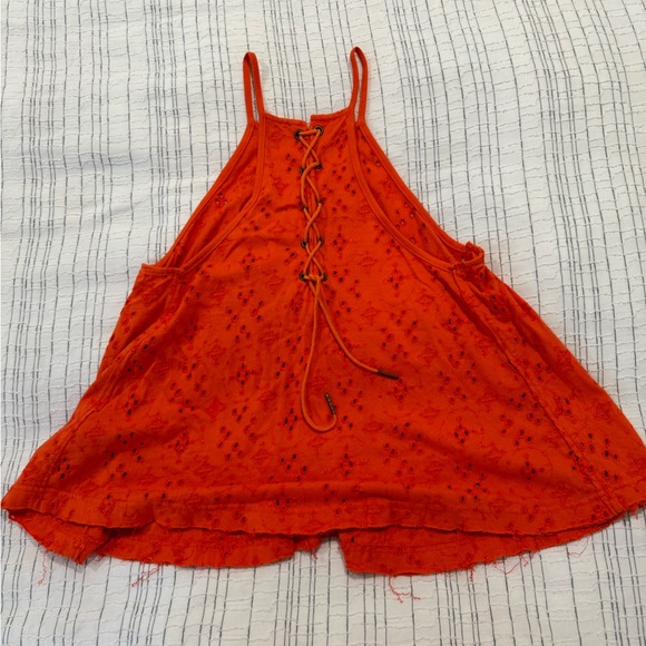 Free people orange top - Picture 2 of 4